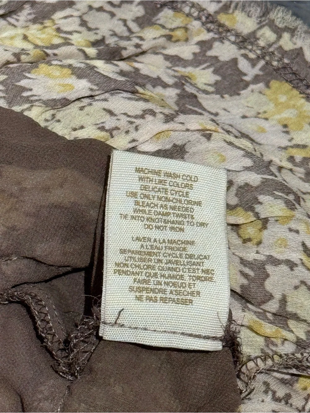 Free People Smocked Floral Tube Top - Size SP